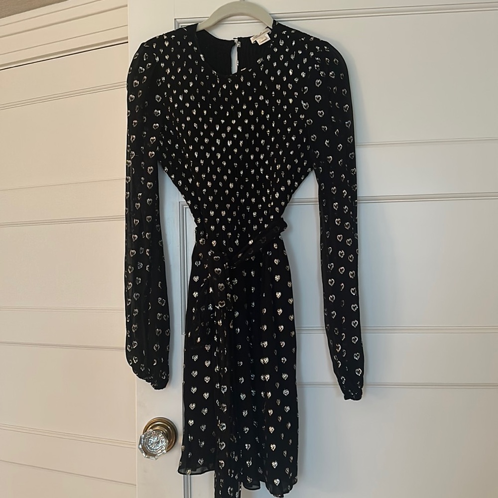 Beautiful black and metallic dress